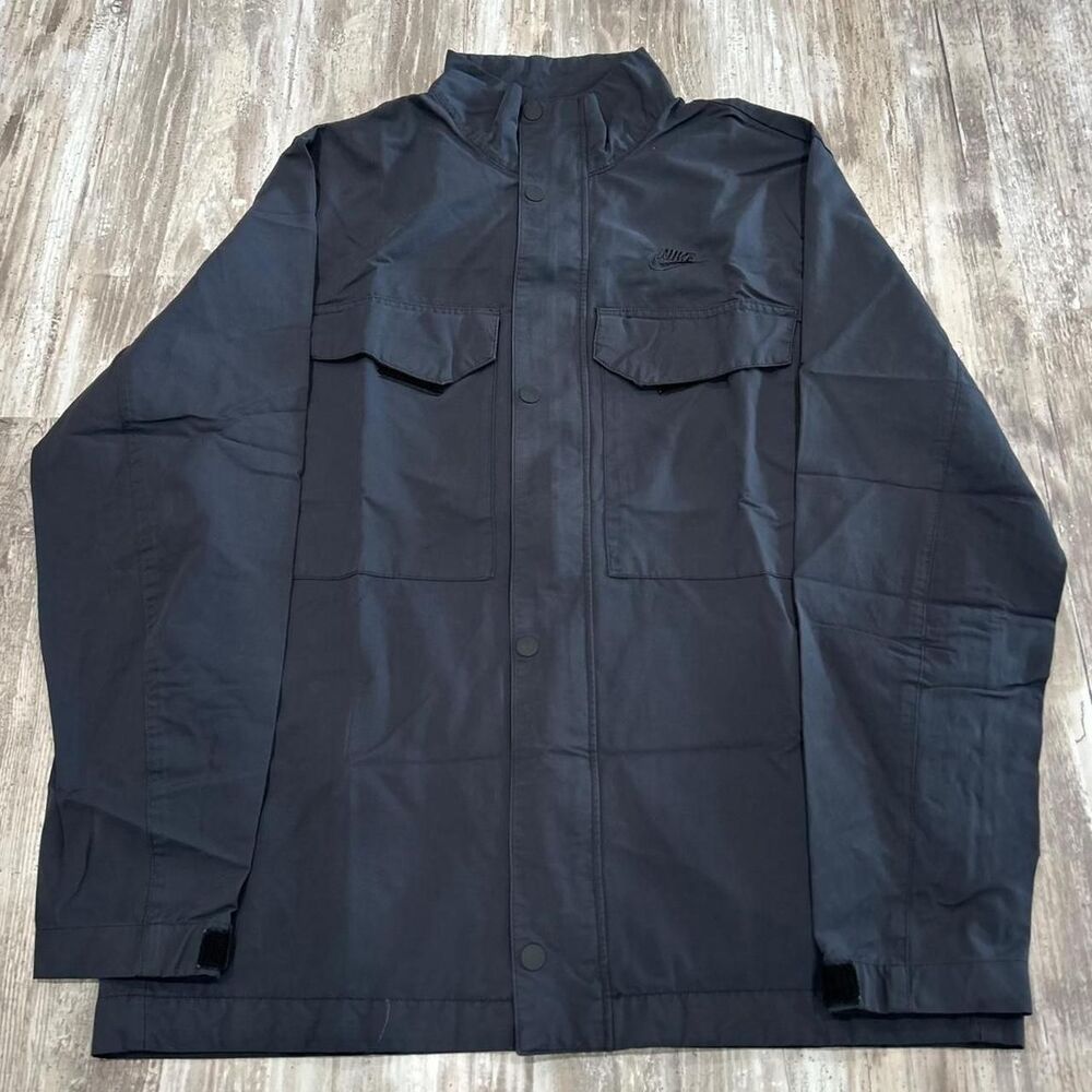 Nike black utility outdoor tech jacket